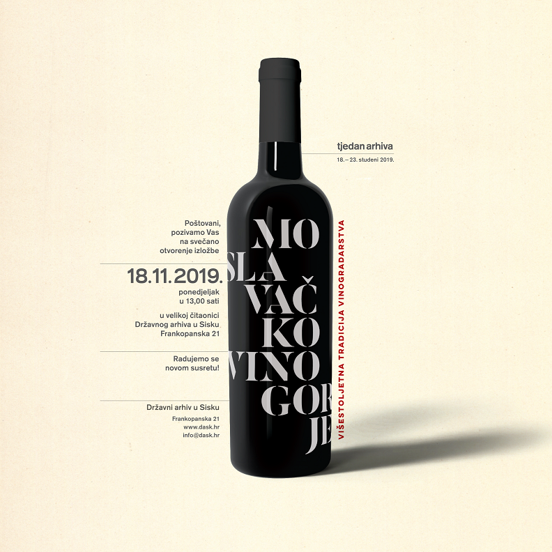 You are currently viewing Izložba „Moslavačko vinogorje – višestoljetna tradicija vinogradarstva“