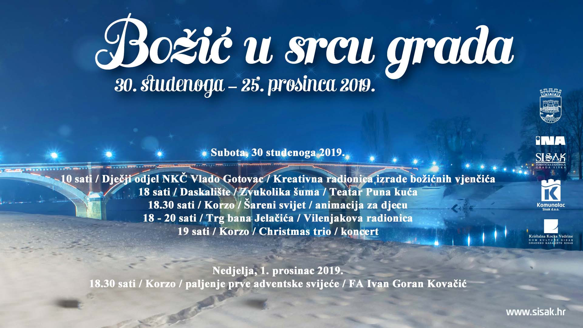 You are currently viewing Vikend  program manifestacije “Božić u srcu grada”