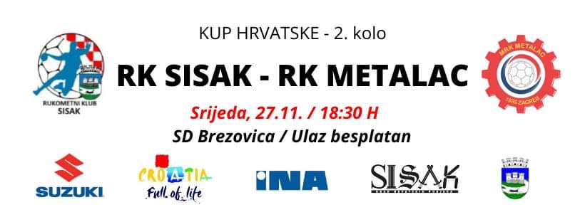 You are currently viewing Rukomet: RK Sisak u Kupu ugošćuje zagrebački Metalac