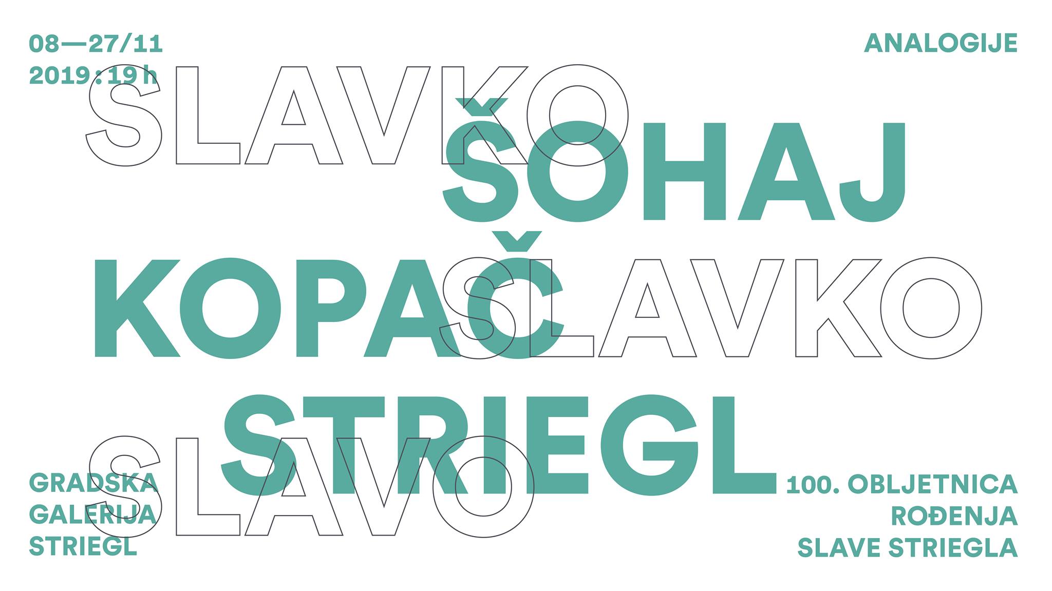 You are currently viewing Kopač – Šohaj – Striegl: Analogije / izložba