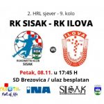 Read more about the article RK Sisak u petak dočekuje RK Ilova