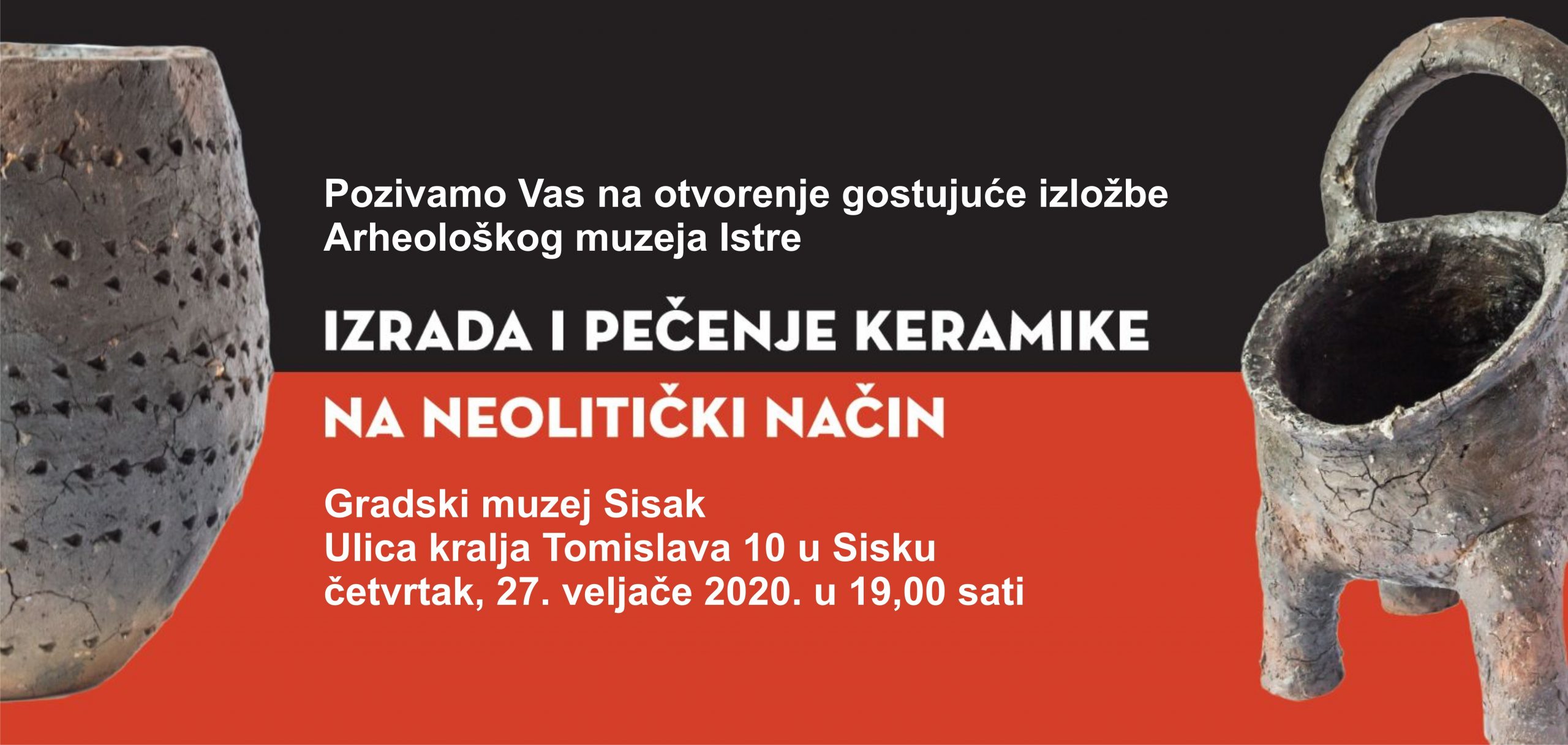 You are currently viewing Gostujuća izložba u Muzeju – “Izrada i pečenje keramike na neolitički način”