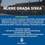 Read more about the article Mjere Grada Siska za pomoć građanima i poduzećima