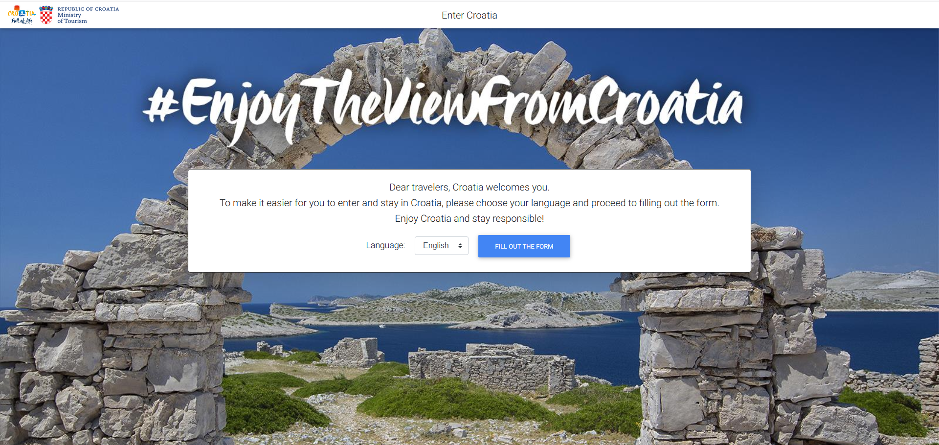 You are currently viewing Online obrazac koji omogućuje ubrzani ulazak turista u Hrvatsku