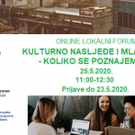 Read more about the article UKLJUČI SE! Online lokalni forum „Kulturno naslijeđe i mladi Siska – Koliko se poznajemo?“