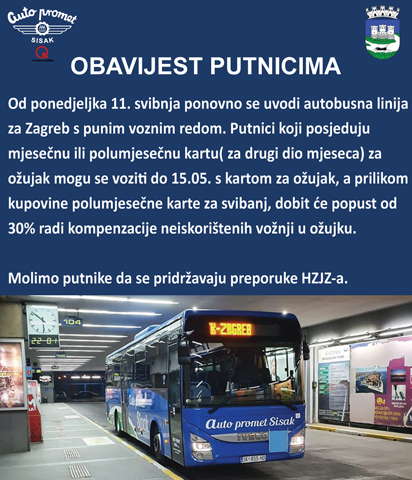 You are currently viewing Auto promet od ponedjeljka opet vozi za Zagreb