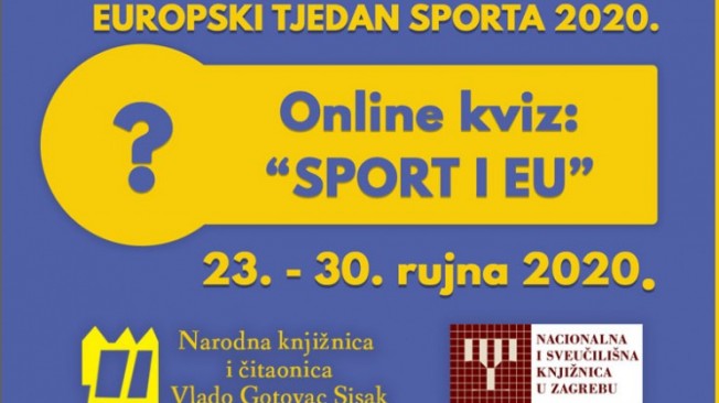 You are currently viewing Online kviz znanja Sport i EU povodom Europskog tjedna sporta