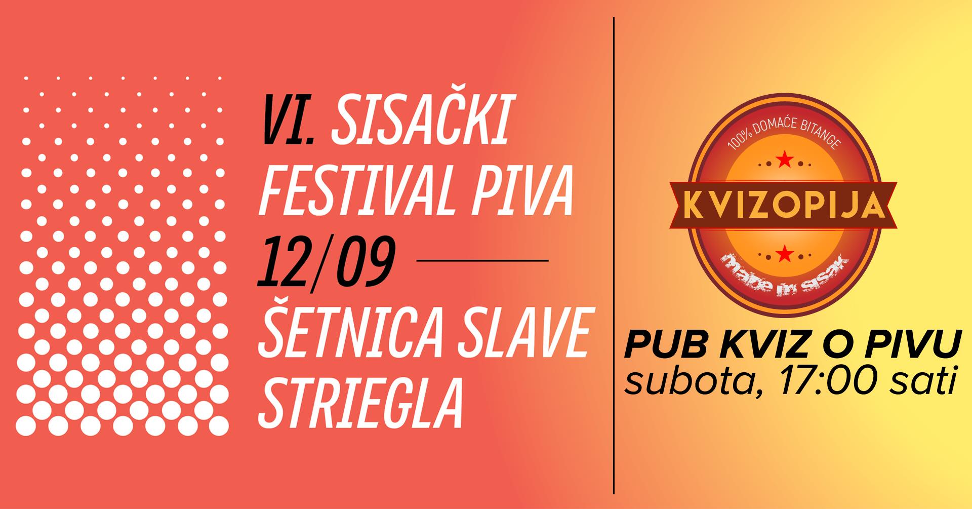 You are currently viewing Pub kviz posvećen pivu – 6. Sisački festival piva