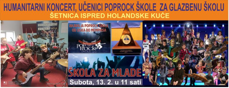 You are currently viewing Humanitarni koncert “Djeca Poprock škole za djecu Glazbene škole”
