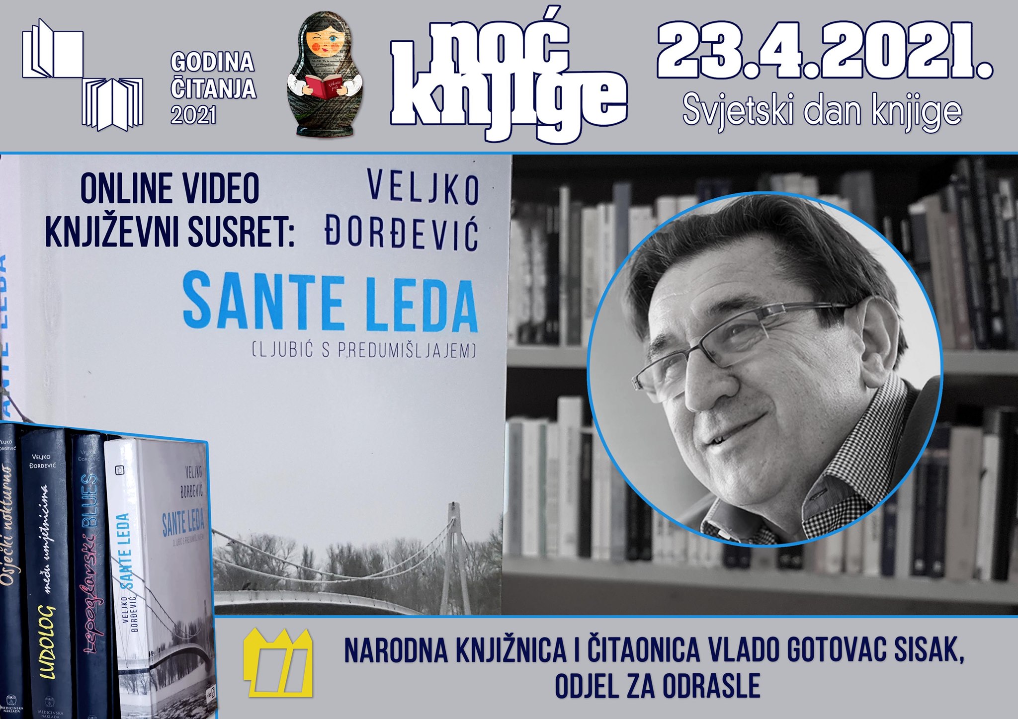 You are currently viewing Noći knjige Narodne knjižnice i čitaonice Vlado Gotovac