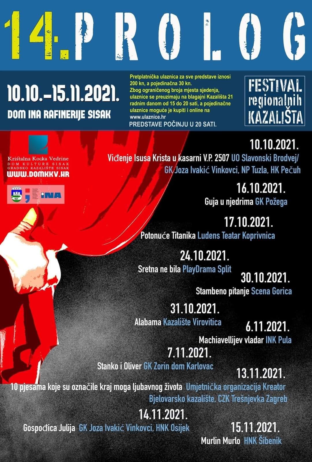 You are currently viewing I ove godine održat će se 14. po redu Festival regionalnih kazališta Prolog
