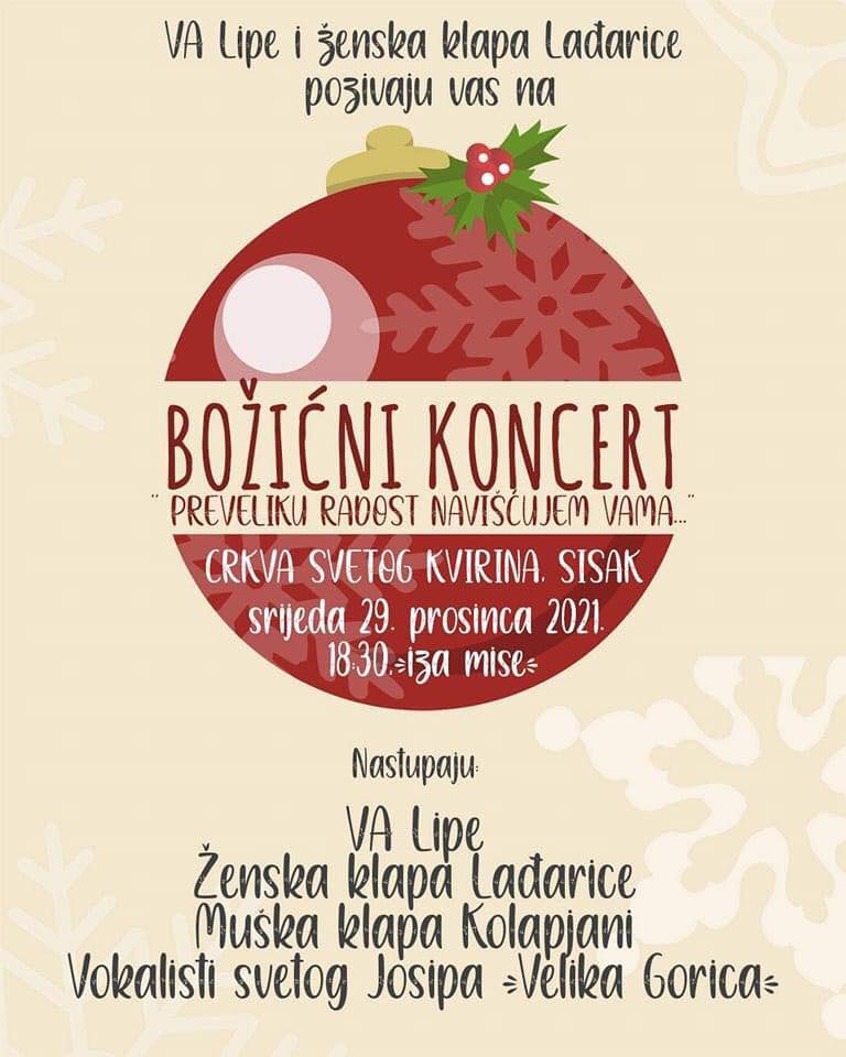You are currently viewing Božićni koncert “Preveliku radost navješćujem vama…”