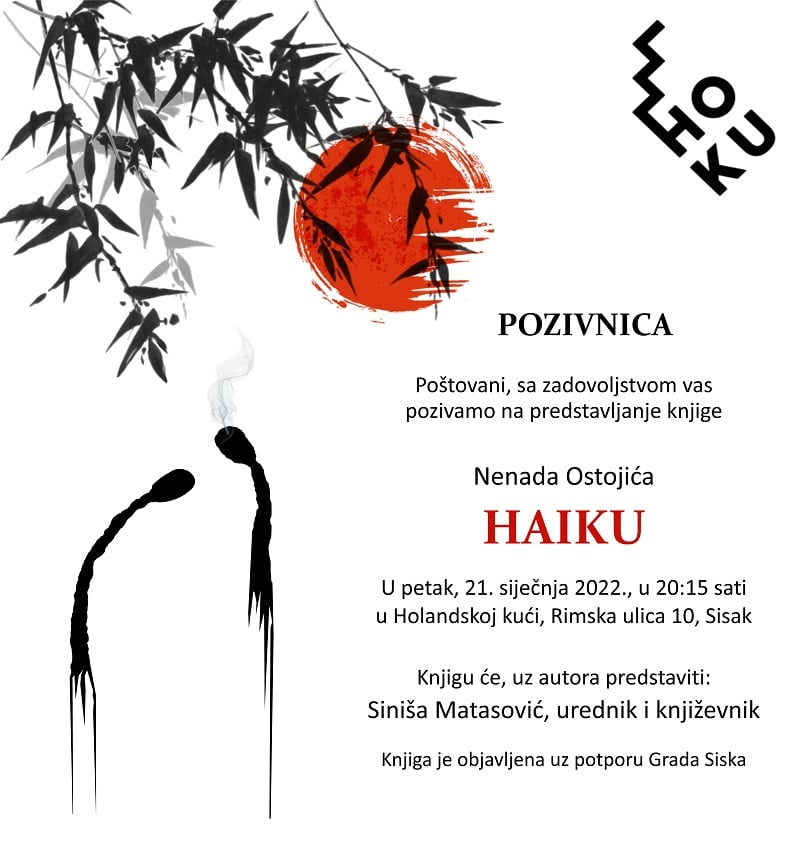 You are currently viewing Predstavljanje knjige Nenada Ostojića – Haiku