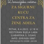Read more about the article Donacijska večera za Sigurnu kuću Sisak