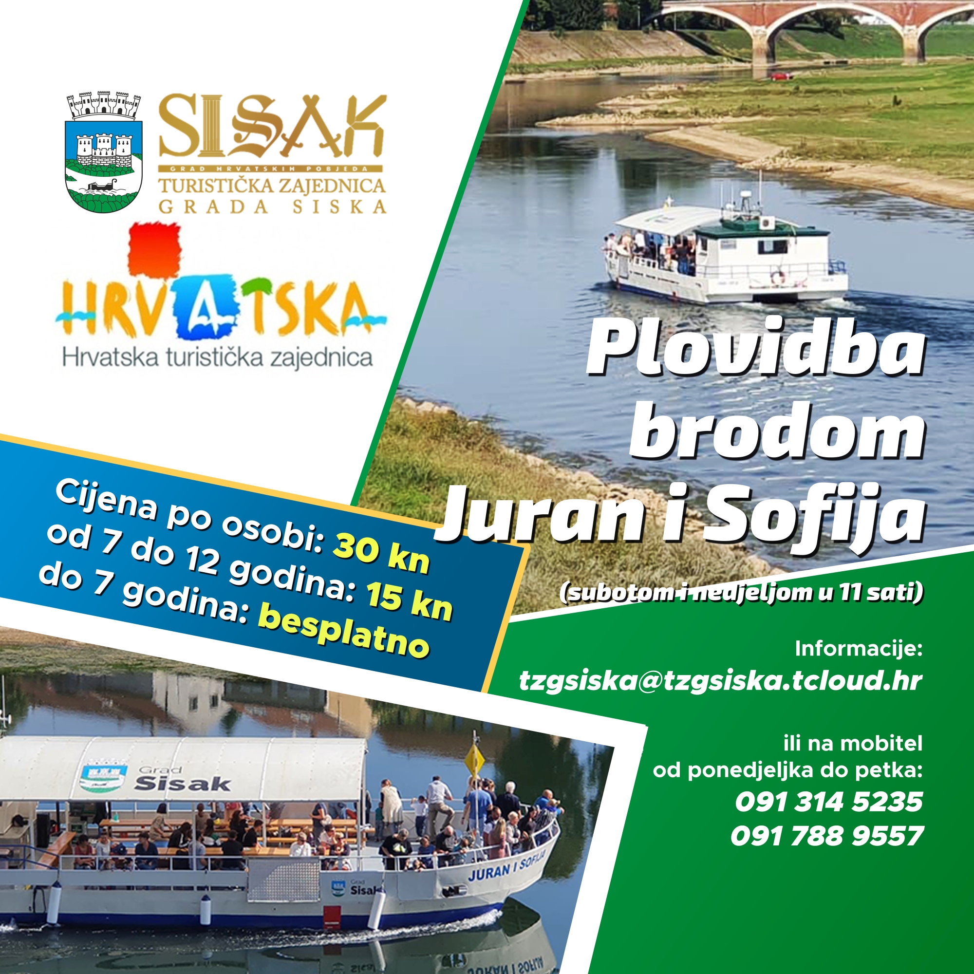 You are currently viewing Vožnja brodom Juran i Sofija u subotu i nedjelju