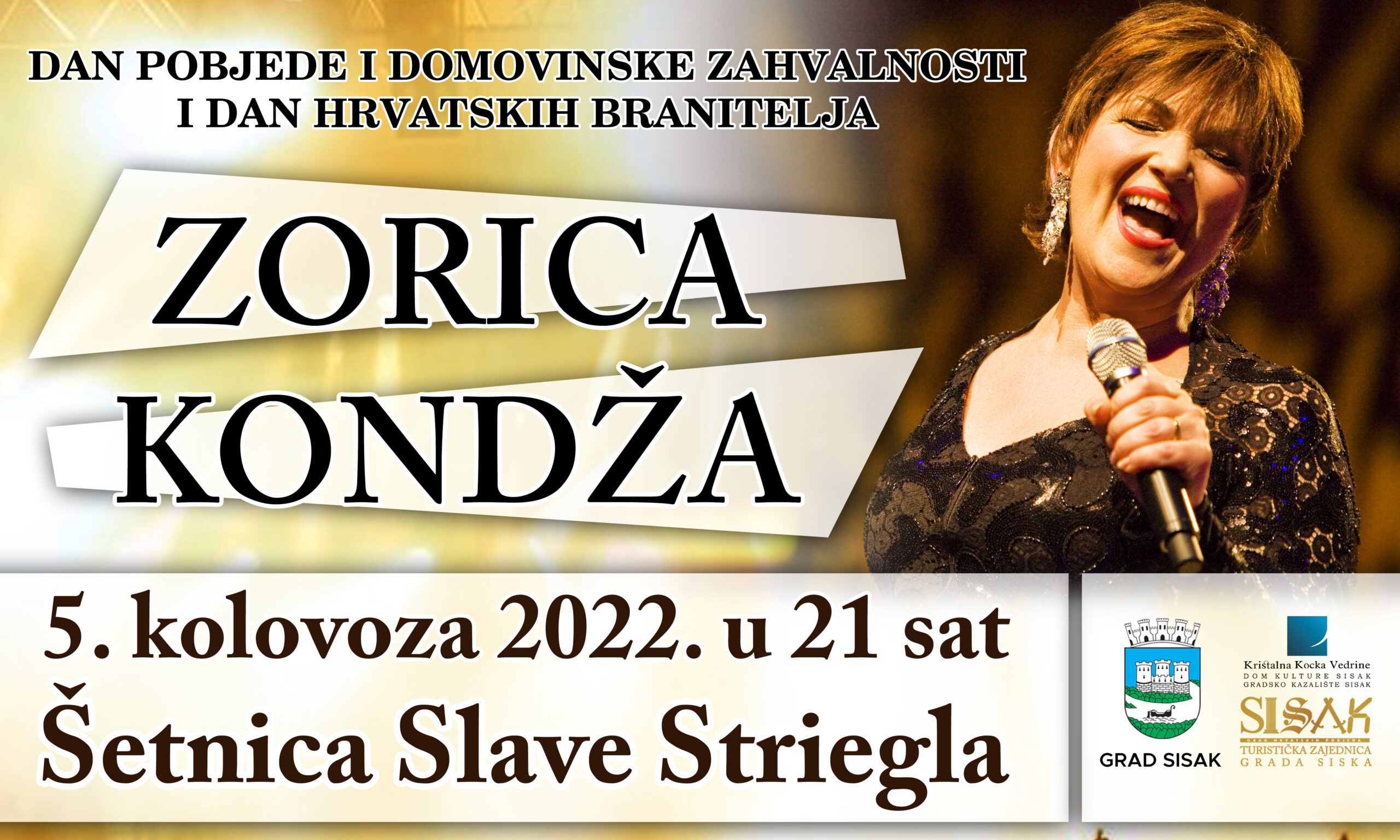 You are currently viewing Zorica Kondža u Sisku na Dan pobjede i domovinske zahvalnosti