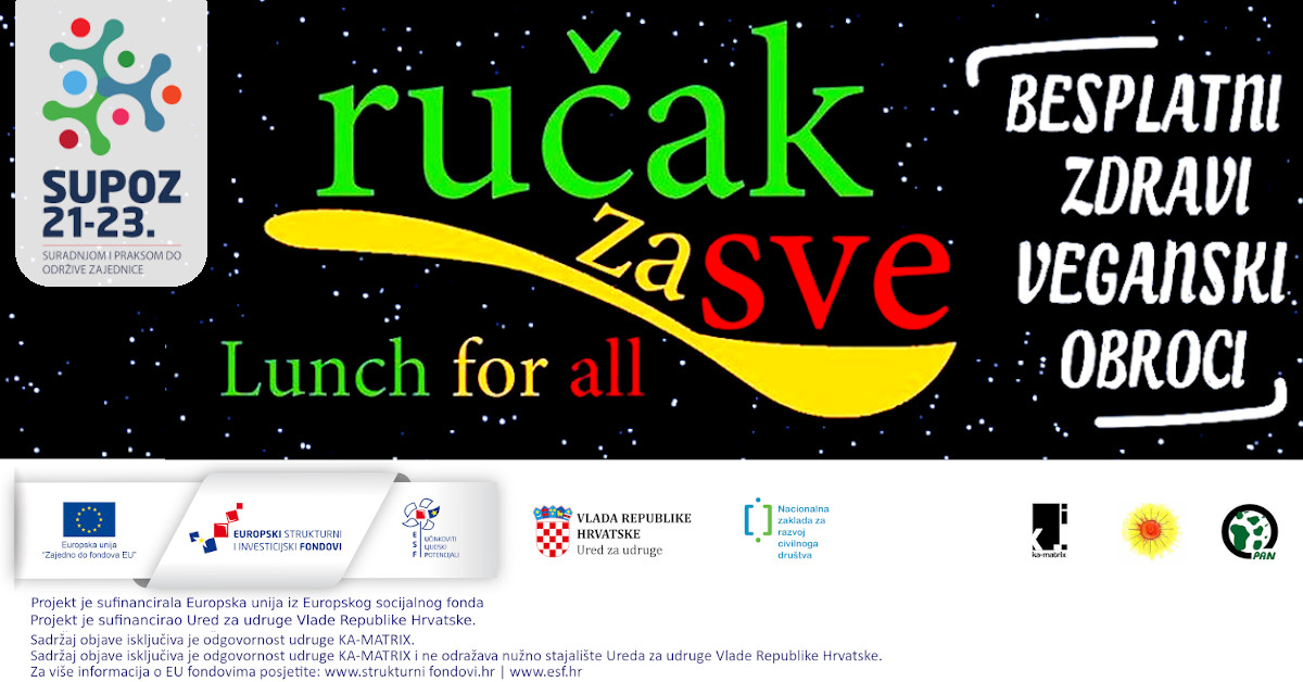 You are currently viewing „Ručak za sve” 18. kolovoza od 9:00 sati ispred Gradske tržnice Sisak