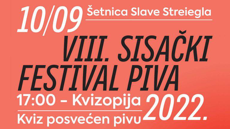 You are currently viewing  Kvizopija – Prvi sisački pub kviz  na VIII. Sisačkom festivalu piva