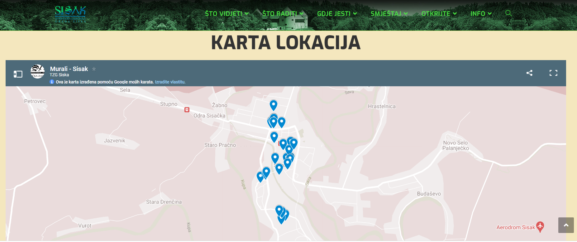 You are currently viewing Izrada interaktivne karta murala grada Siska