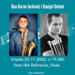 Read more about the article Koncert Dua Goran Jurković – Danijel Detoni