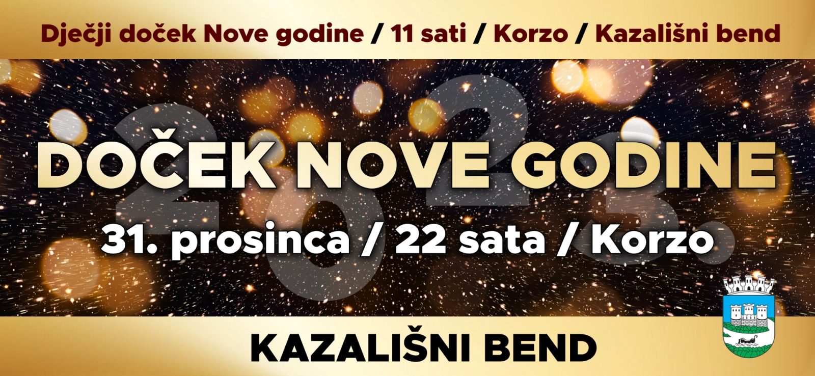 You are currently viewing Doček nove 2023. godine uz Kazališni bend KKV-a