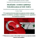 Read more about the article Humanitarna akcija KOLAČIJADA – IZ SISKA S LJUBAVLJU ZA NAROD TURSKE I SIRIJE