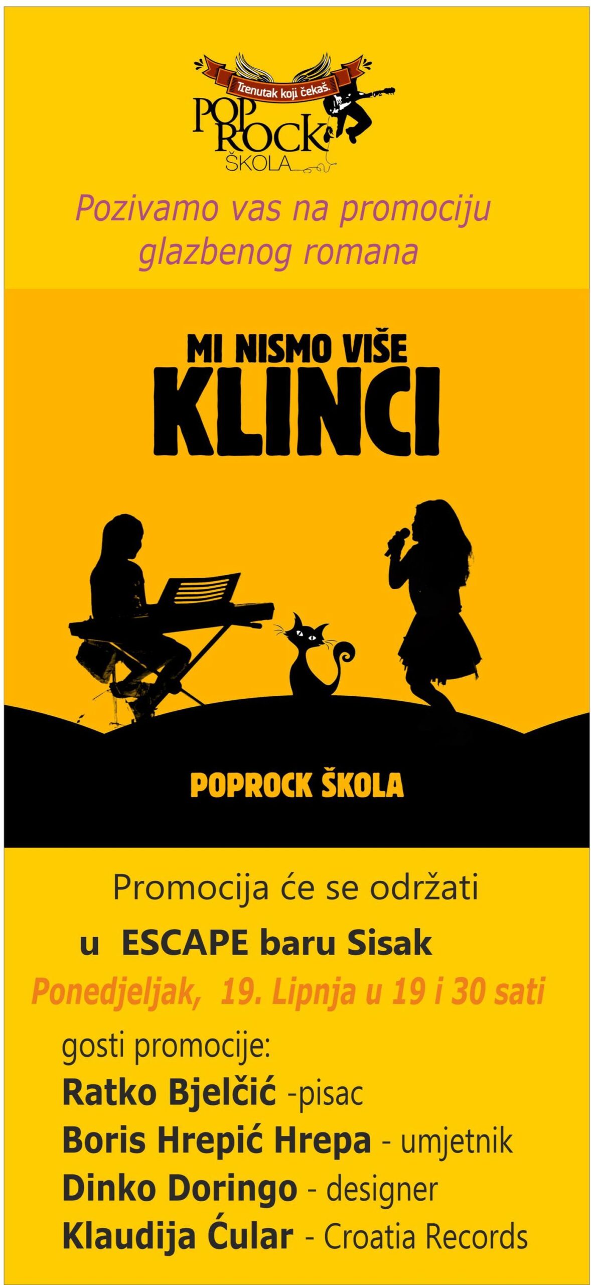 You are currently viewing Promocija prvog kratkog rock romana Miroslava Dimića “Mi nismo više klinci”