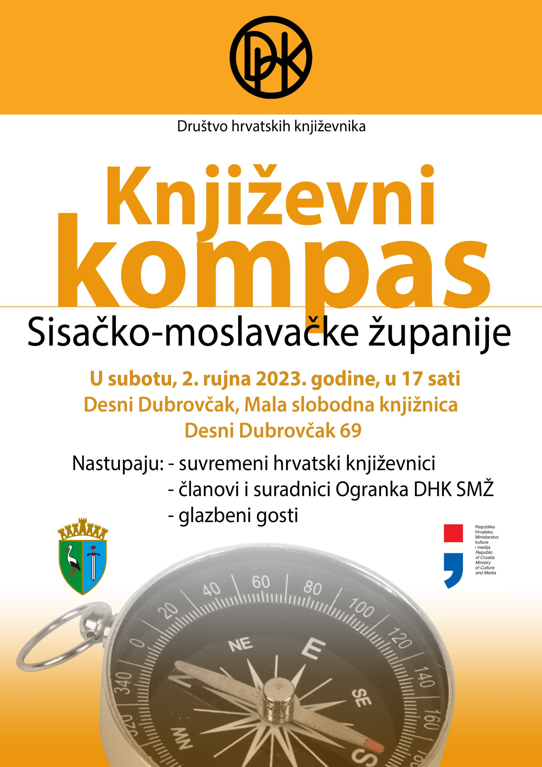 You are currently viewing Književni kompas SMŽ: Desni Dubrovčak, 2. rujna 2023.