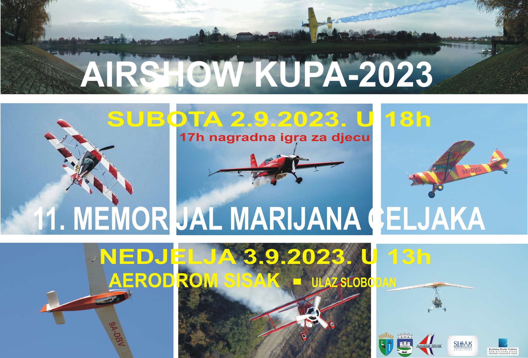 You are currently viewing Ovoga vikenda su Aeroshow Kupa i Aeromiting – XI. Memorijal Marijana Celjaka