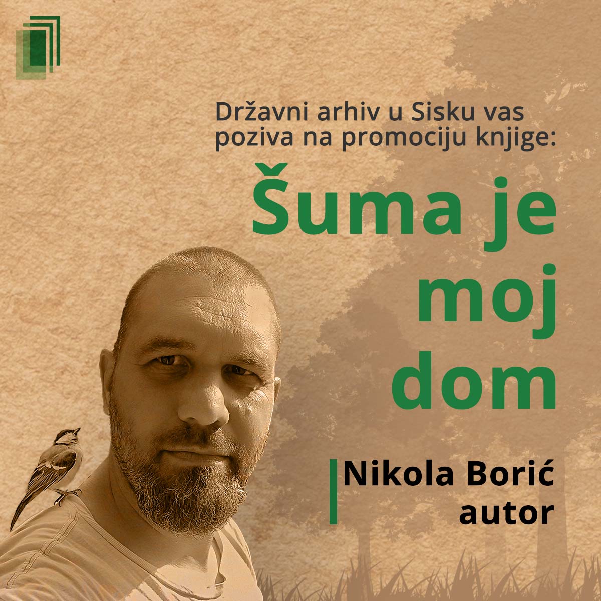 You are currently viewing Predstavljanje knjige “Šuma je moj dom” autora Nikole Borić