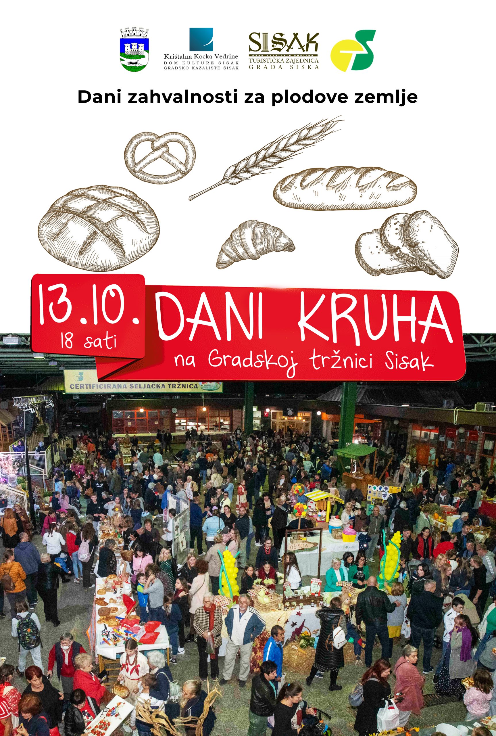 You are currently viewing Dani kruha na Gradskoj tržnici Sisak