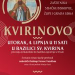 Read more about the article Svetkovina sv. Kvirina u utorak, 4. lipnja