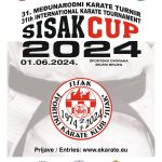 Read more about the article Ove subote 31. međunarodni karate turnir “Sisak Cup”