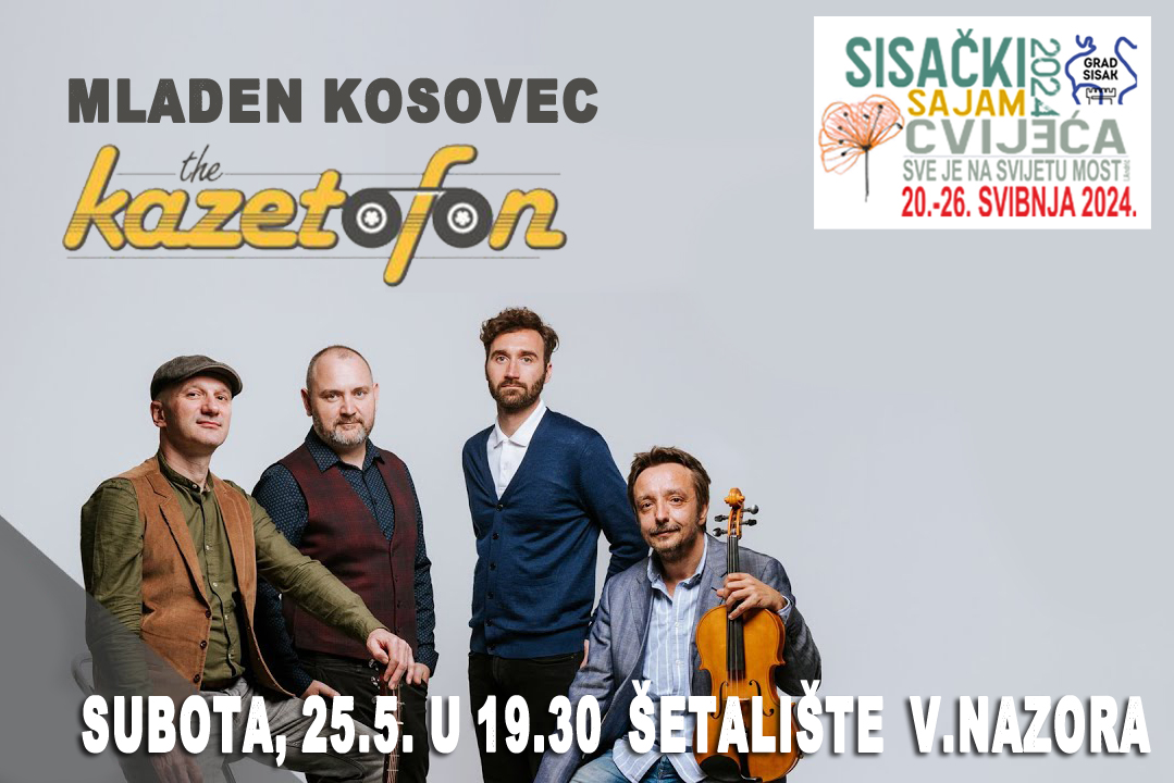 You are currently viewing The Kazetofon u subotu na Sisačkom sajmu cvijeća