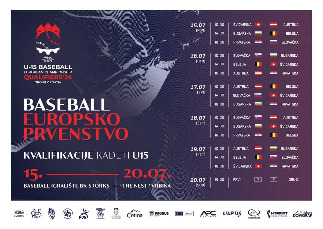 You are currently viewing Kvalifikacije za Europsko prvenstvo u baseballu U-15 reprezentacija