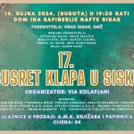 Read more about the article 17. SUSRET KLAPA U SISKU – VEČER ISPUNJENA KLAPSKOM PJESMOM