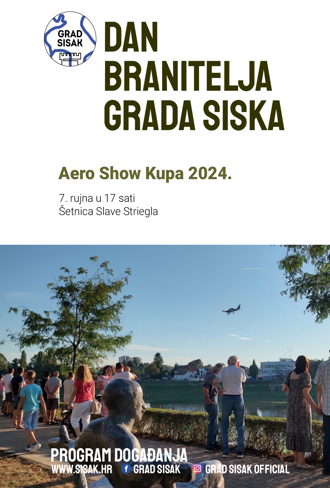 You are currently viewing Bogat program Dana branitelja Grada Siska – Aero show Kupa 2024. od 17 sati