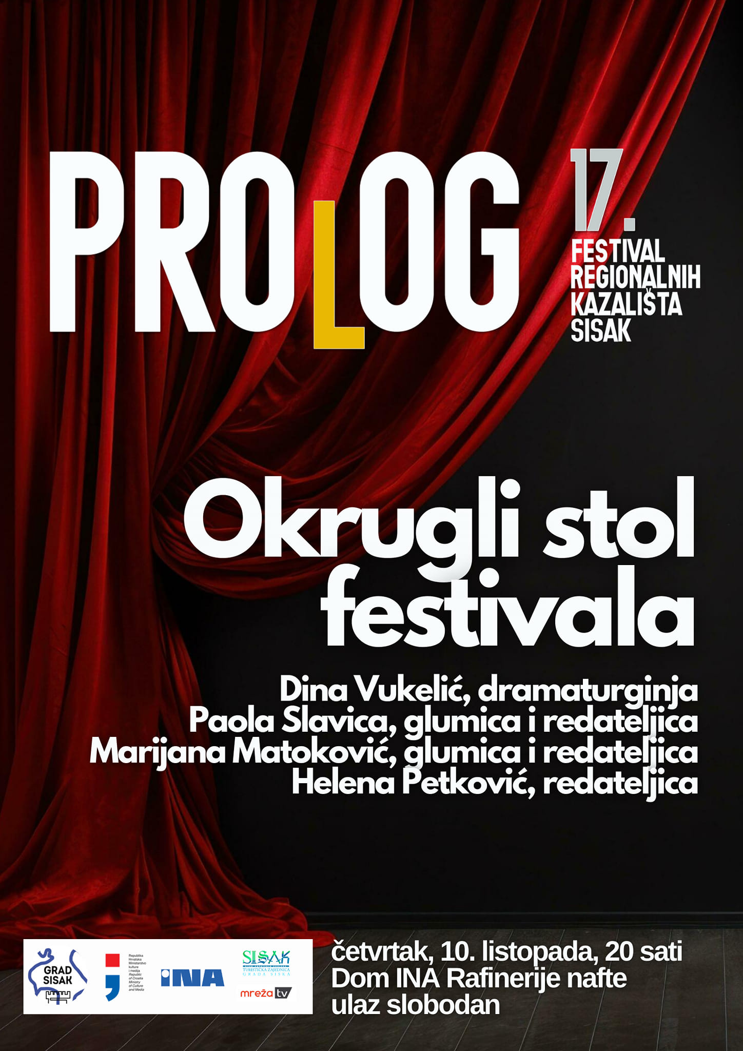 You are currently viewing OKRUGLI STOL FESTIVALA 17. PROLOG 2024