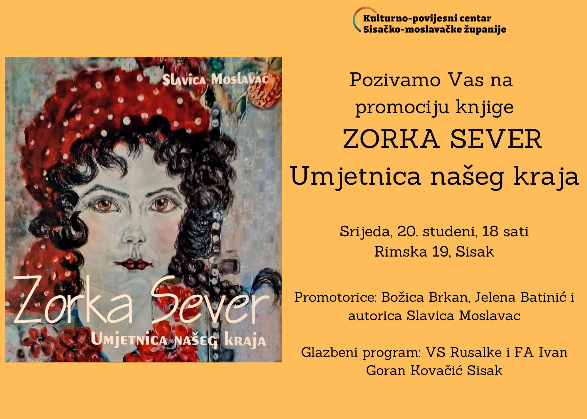 You are currently viewing Promocija knjige “Zorka Sever – Umjetnica našeg kraja”