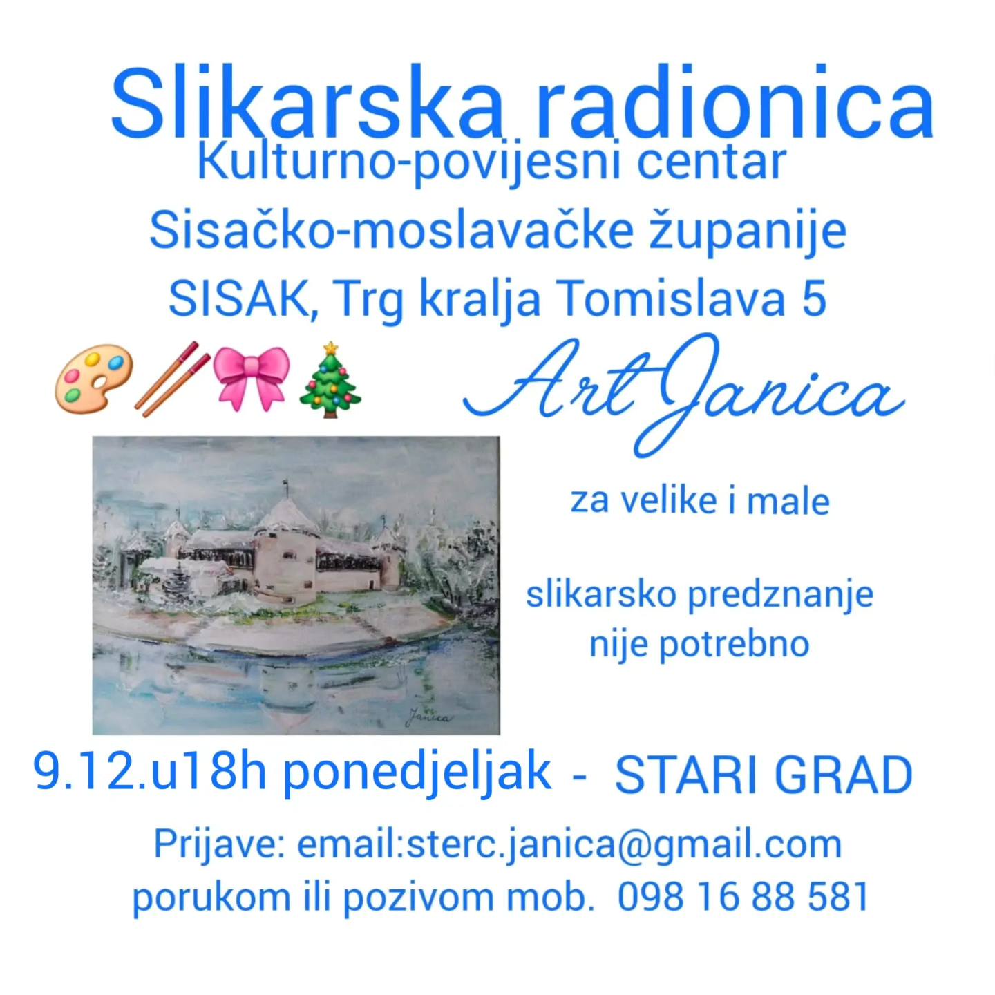 You are currently viewing Slikarska radionica u Sisku