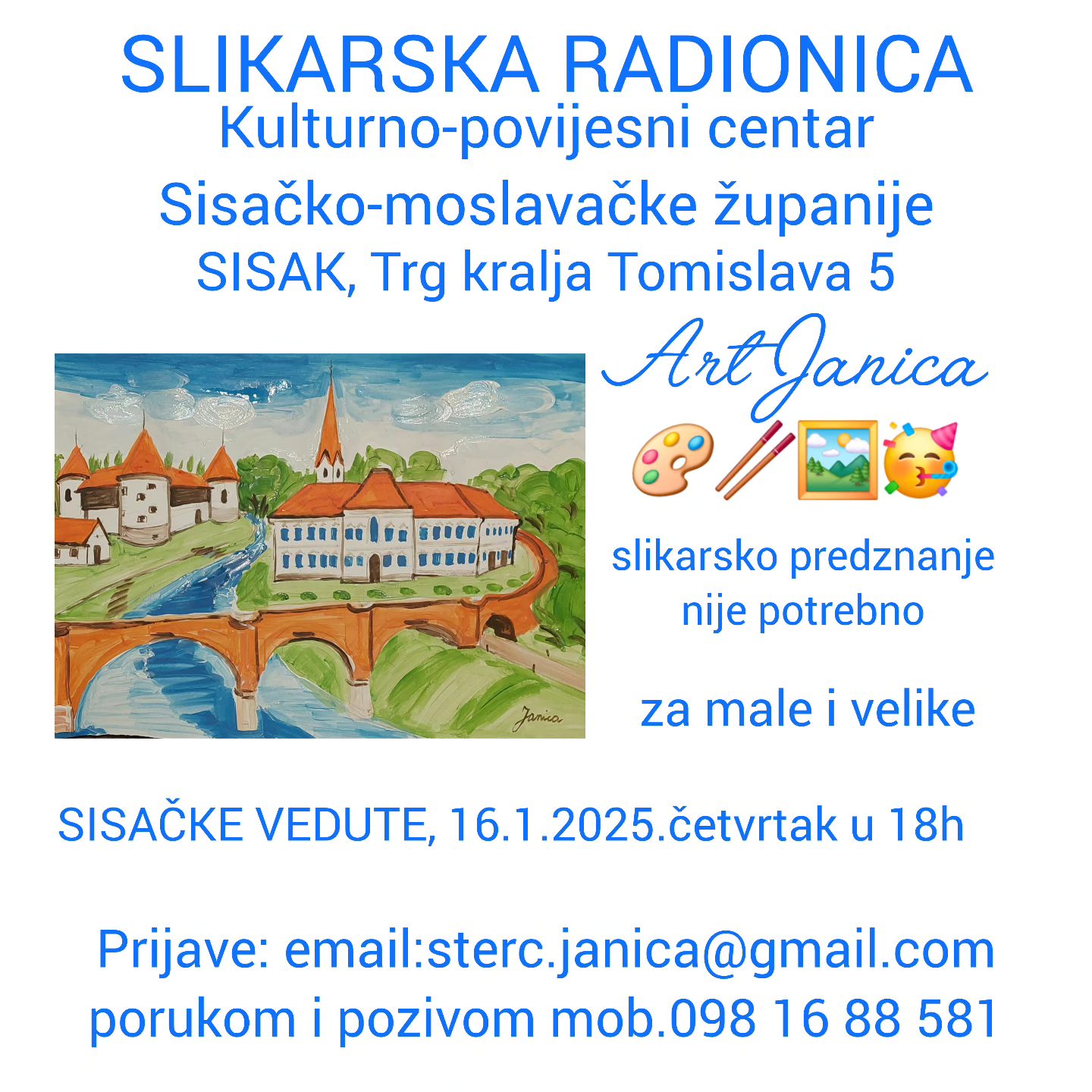 You are currently viewing Slikarska radionica u Sisku