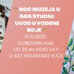 Read more about the article Noć muzeja u GGS Studio: Uvod u vodene boje