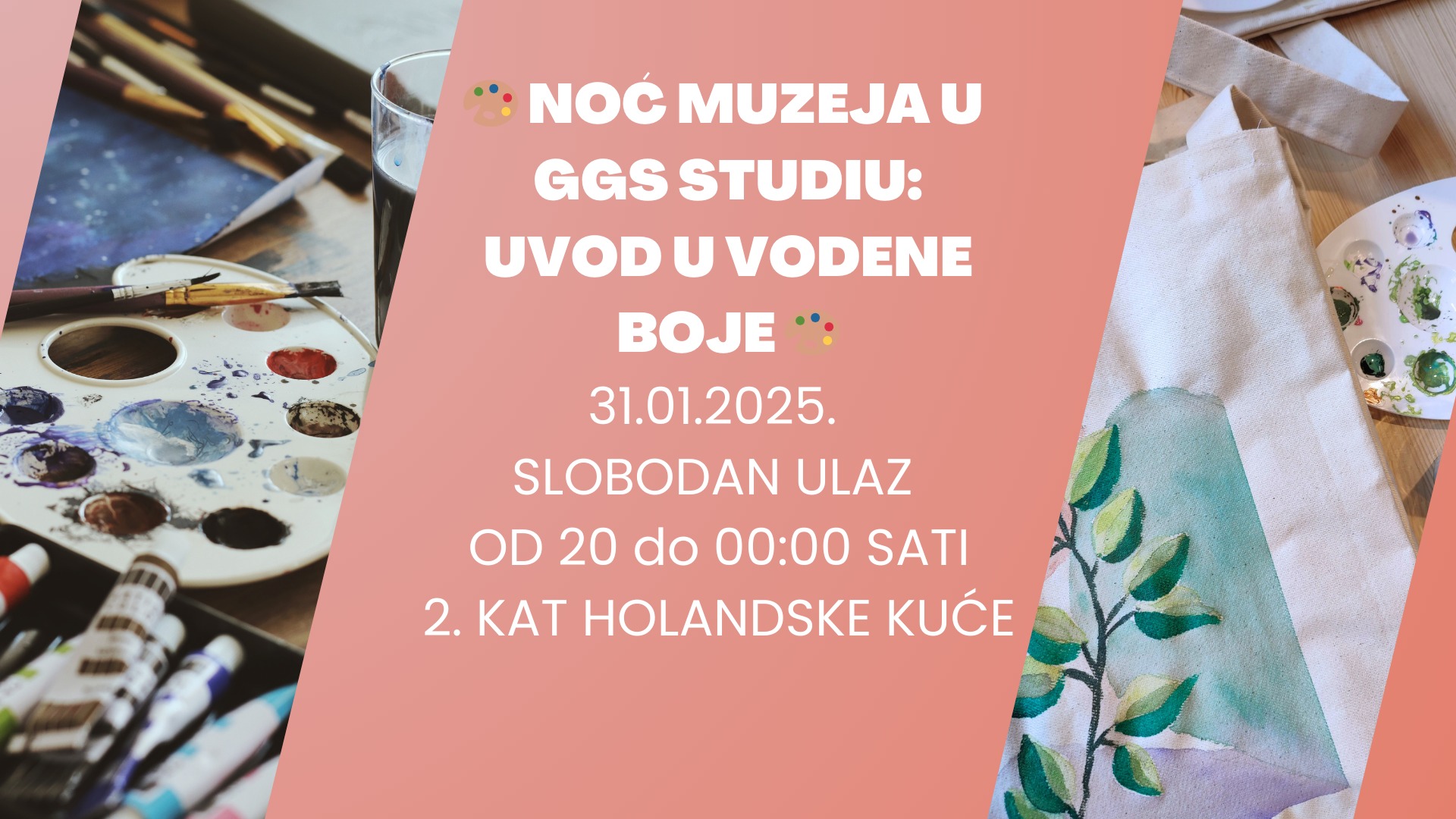 You are currently viewing Noć muzeja u GGS Studio: Uvod u vodene boje