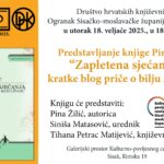 Read more about the article Predstavljanje knjige Pine Žilić u Sisku