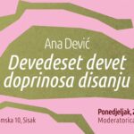 Read more about the article Promocija knjige poezije autorice Ane Dević ”Devedeset devet doprinosa disanju”