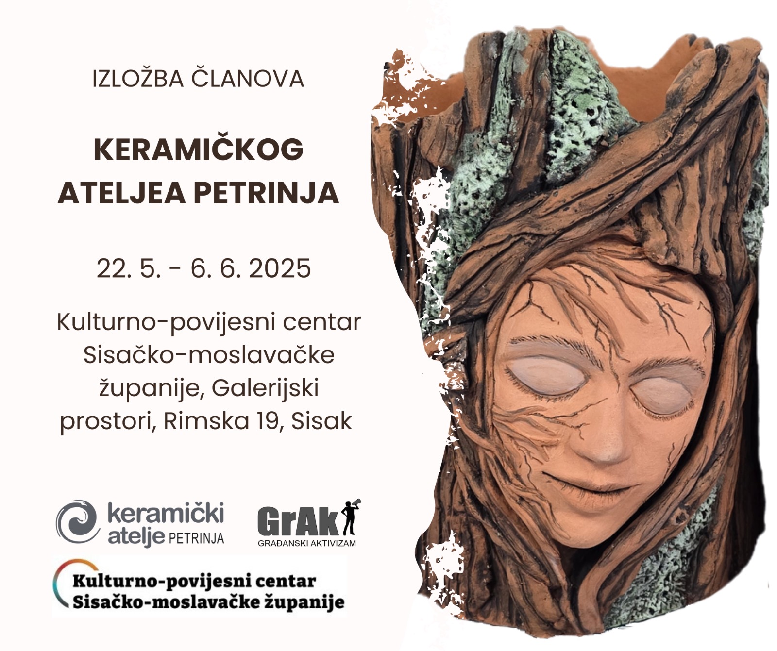 You are currently viewing Otvorenje izložbe članova “Keramičkog ateljea Petrinja”