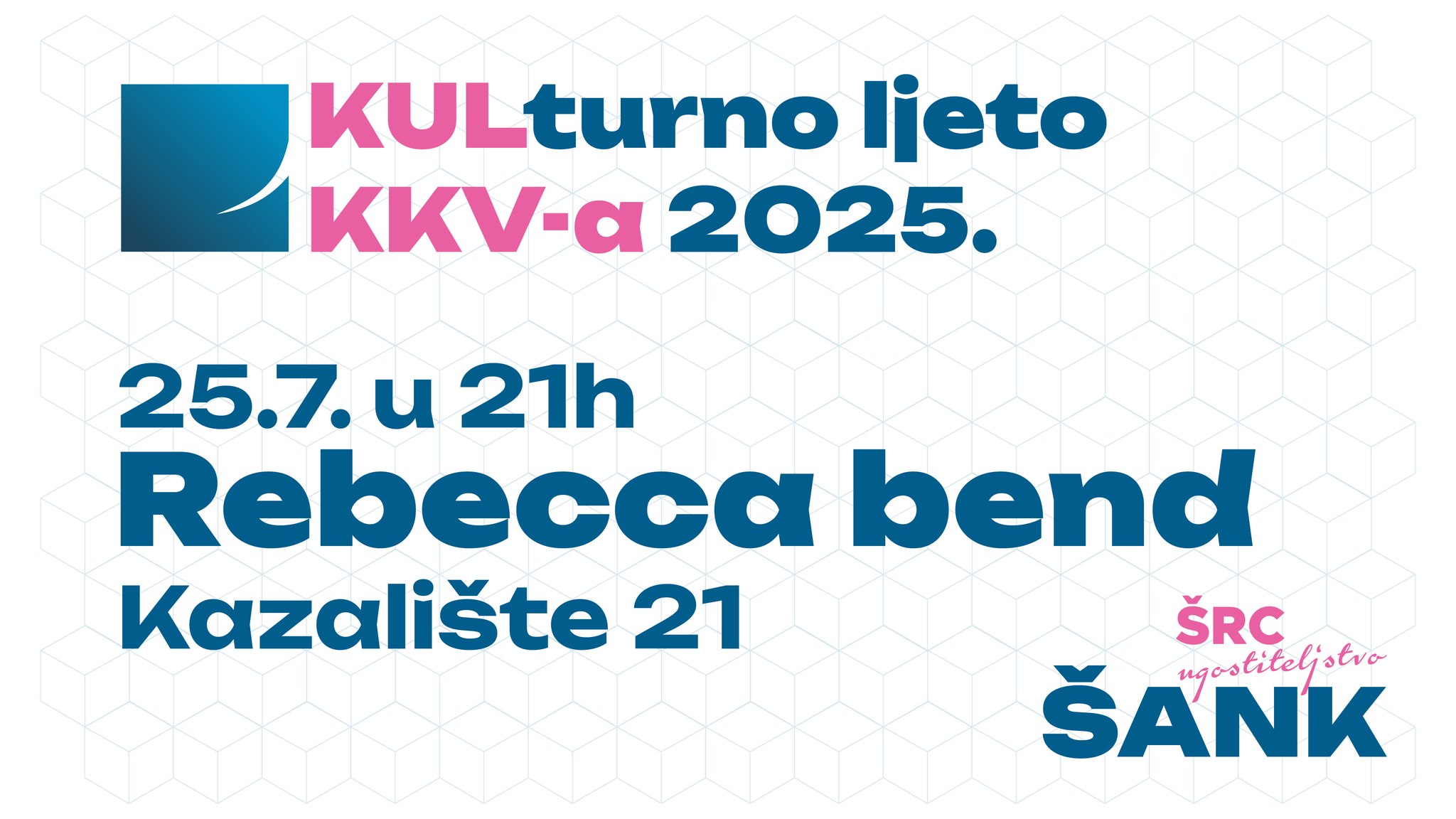 You are currently viewing Rebecca bend na Kulturno ljeto KKV-a u subotu 25.7.2025.