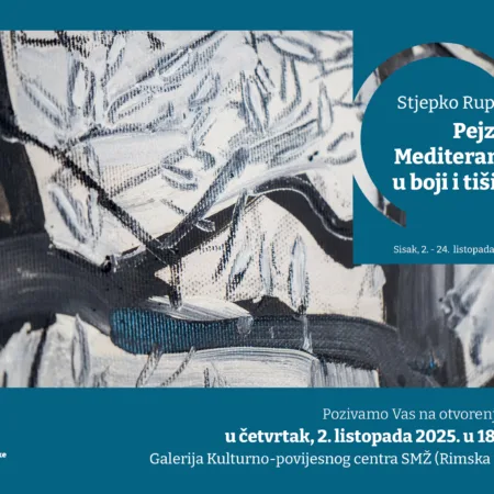Read more about the article Izložba „Pejzaž Mediterana: u boji i tišini“ akademskoga slikara Stjepka Rupčića