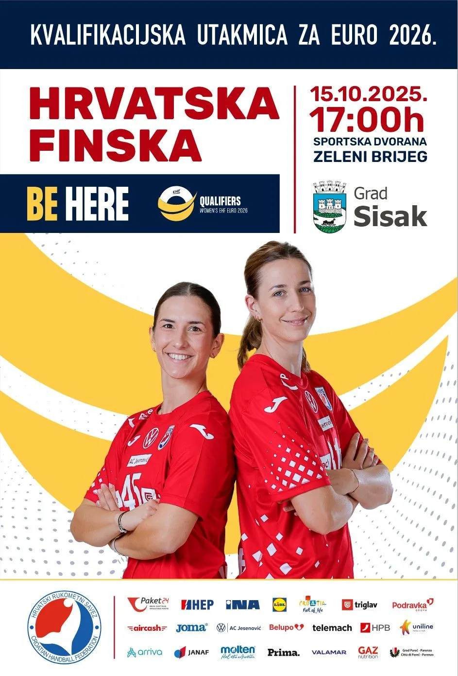You are currently viewing Rukometašice Hrvatske u Sisku dočekuju Finsku