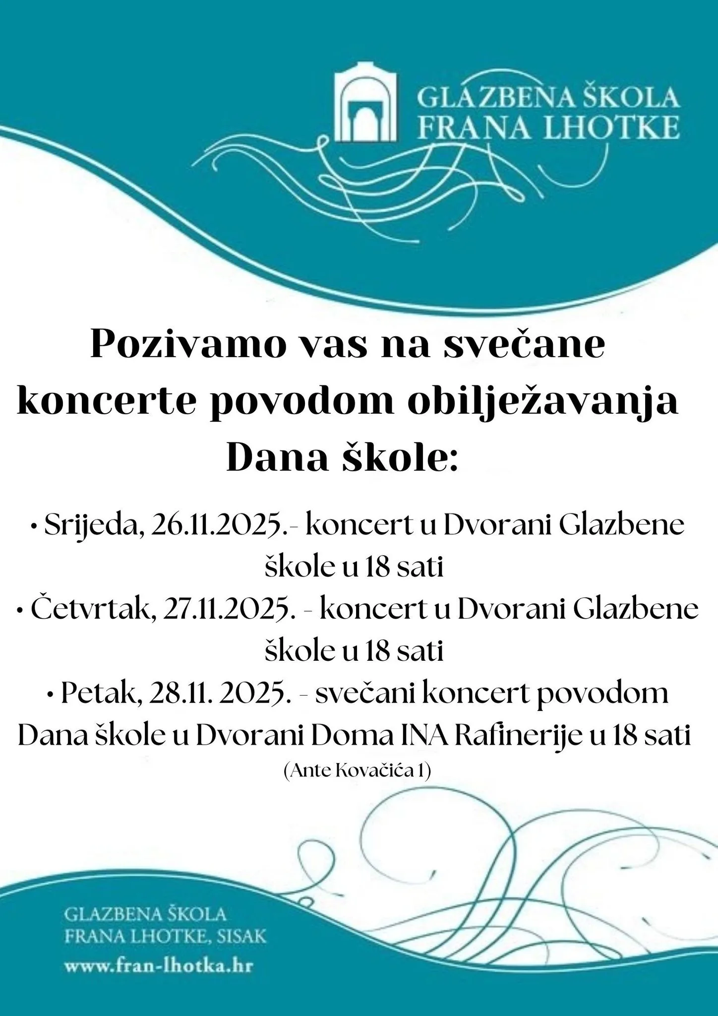 You are currently viewing Obilježavanje Dana škole Frana Lhotke u Sisku